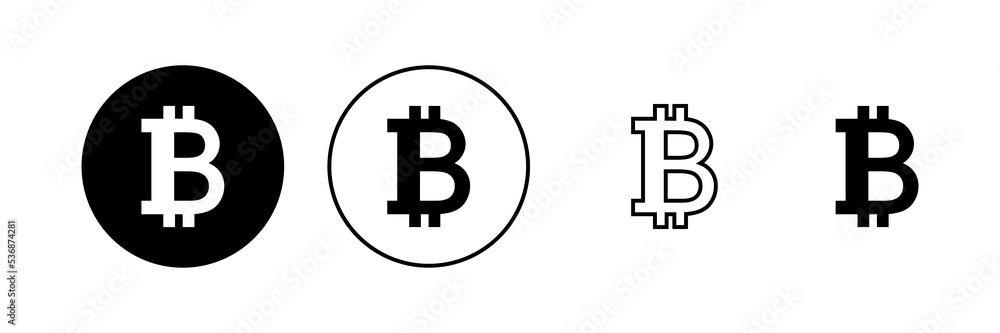 Bitcoin icon vector. bitcoin sign and symbol. payment symbol. cryptocurrency logo Bitcoin icon vector. bitcoin sign and symbol. payment symbol. cryptocurrency logo