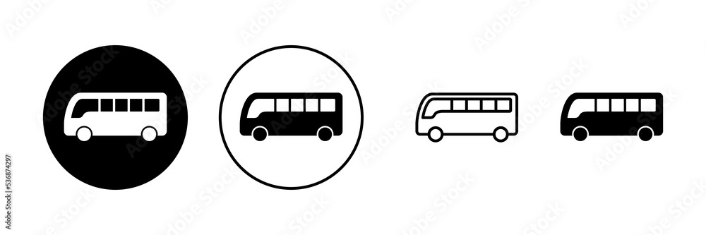 Bus icon vector. bus sign and symbol Bus icon vector. bus sign and symbol