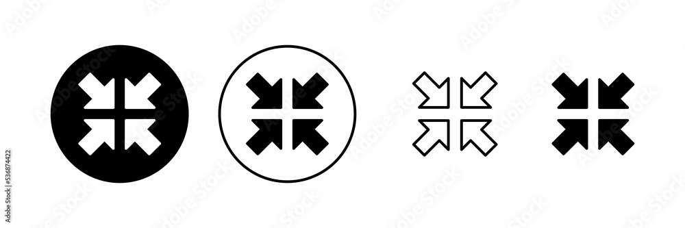 Fullscreen Icon vector. Expand to full screen sign and symbol. Arrows symbol Fullscreen Icon vector. Expand to full screen sign and symbol. Arrows symbol