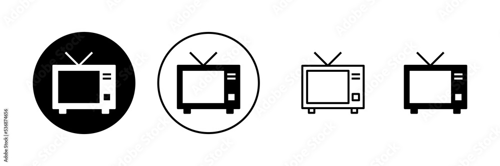 Tv icon vector. television sign and symbol Tv icon vector. television sign and symbol