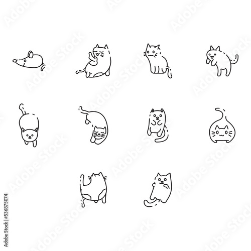 cat icon set