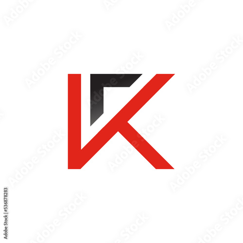 Free Download KR, RK monogram logo vector design illustration - GFXLoad