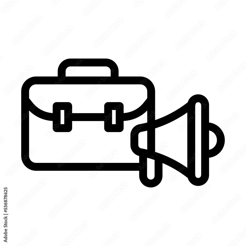 job promotion line icon illustration vector graphic job promotion line icon illustration vector graphic