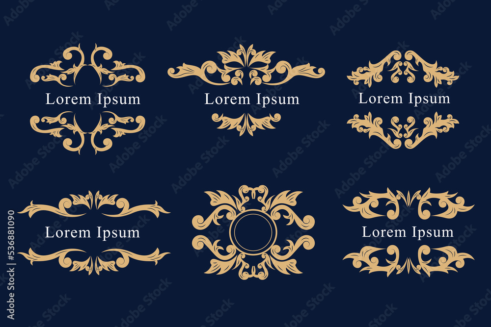 Vector set of engraving ornament frame template design elements Premium Quality and Satisfaction Guarantee Label, antique and baroque frames Old texture