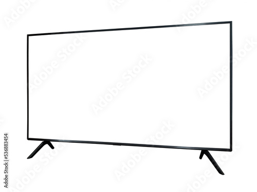 Wallpaper Mural Smart tv or television with blank screen isolated on white background Torontodigital.ca