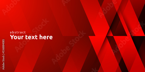 Dynamic fluid red geometric with colorful gradient background