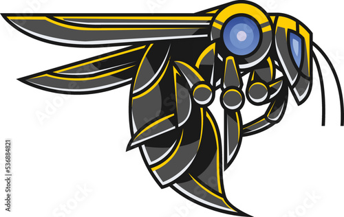 wasp robot logo