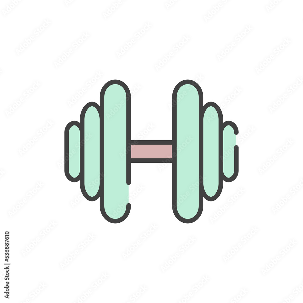 dumbbell icon vector illustration logo template for many purpose. Isolated on white background. dumbbell icon vector illustration logo template for many purpose. Isolated on white background.