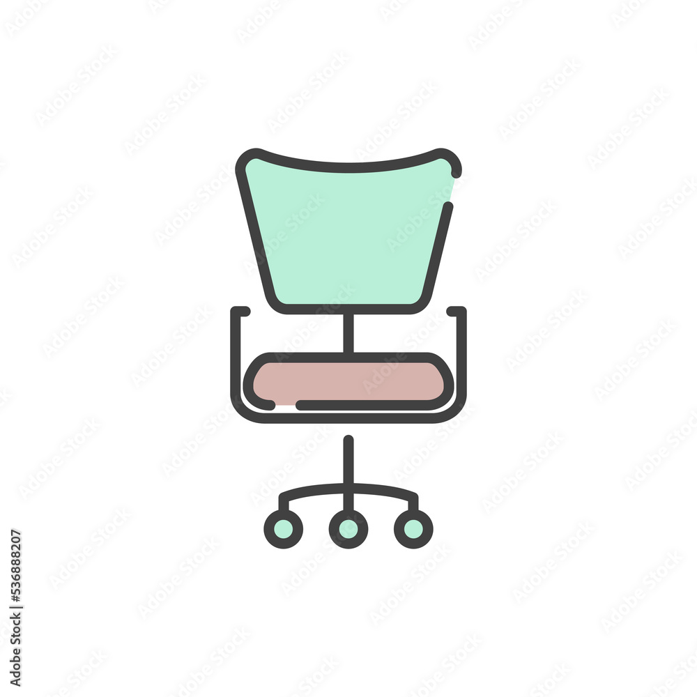 Chair icon vector illustration logo template for many purpose. Isolated on white background. Chair icon vector illustration logo template for many purpose. Isolated on white background.