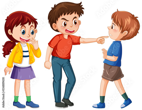 A boy get bullied by his friends