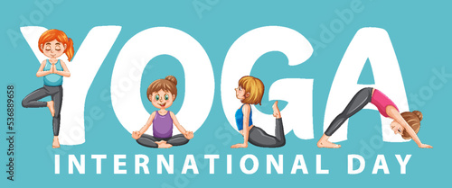 International yoga day banner design