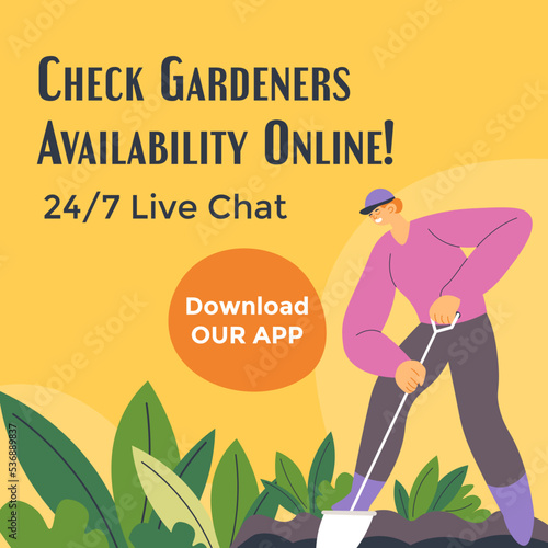 Garden maintenance and care for plants, services