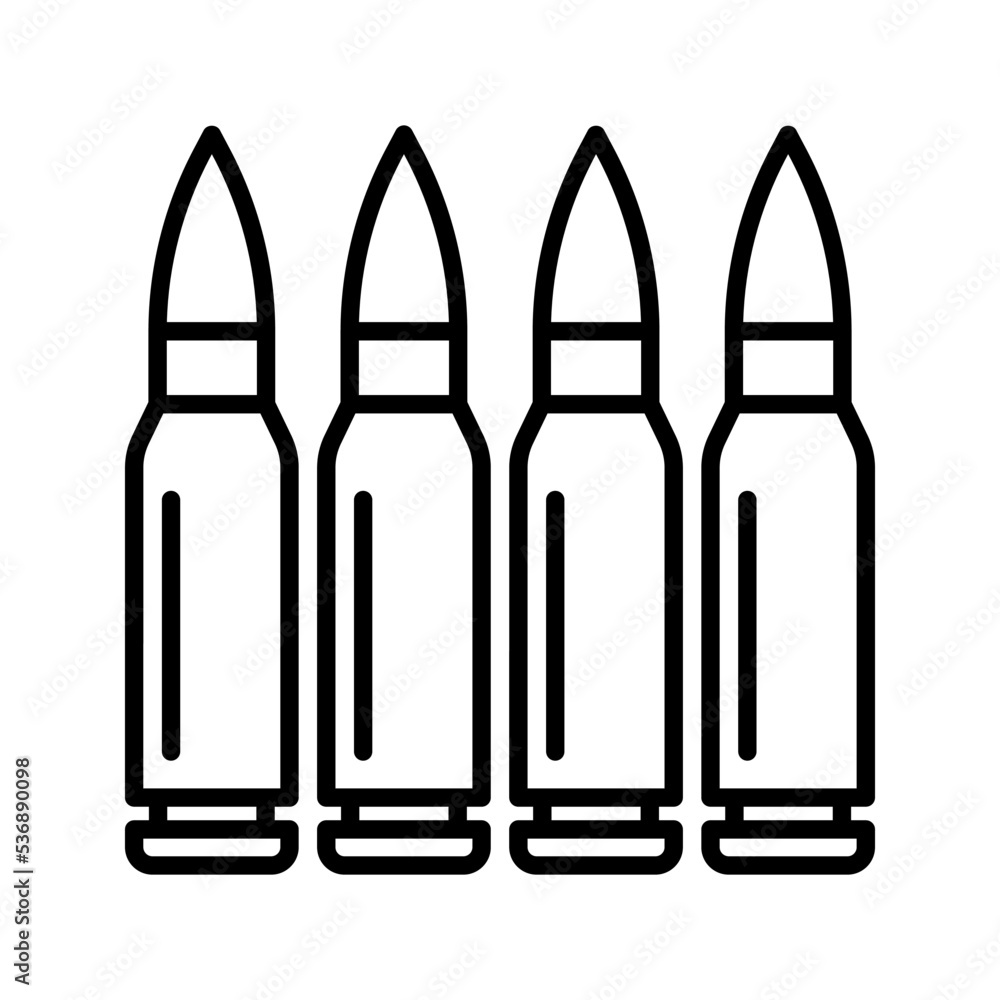 Bullet icon. sign for mobile concept and web design. vector illustration Bullet icon. sign for mobile concept and web design. vector illustration