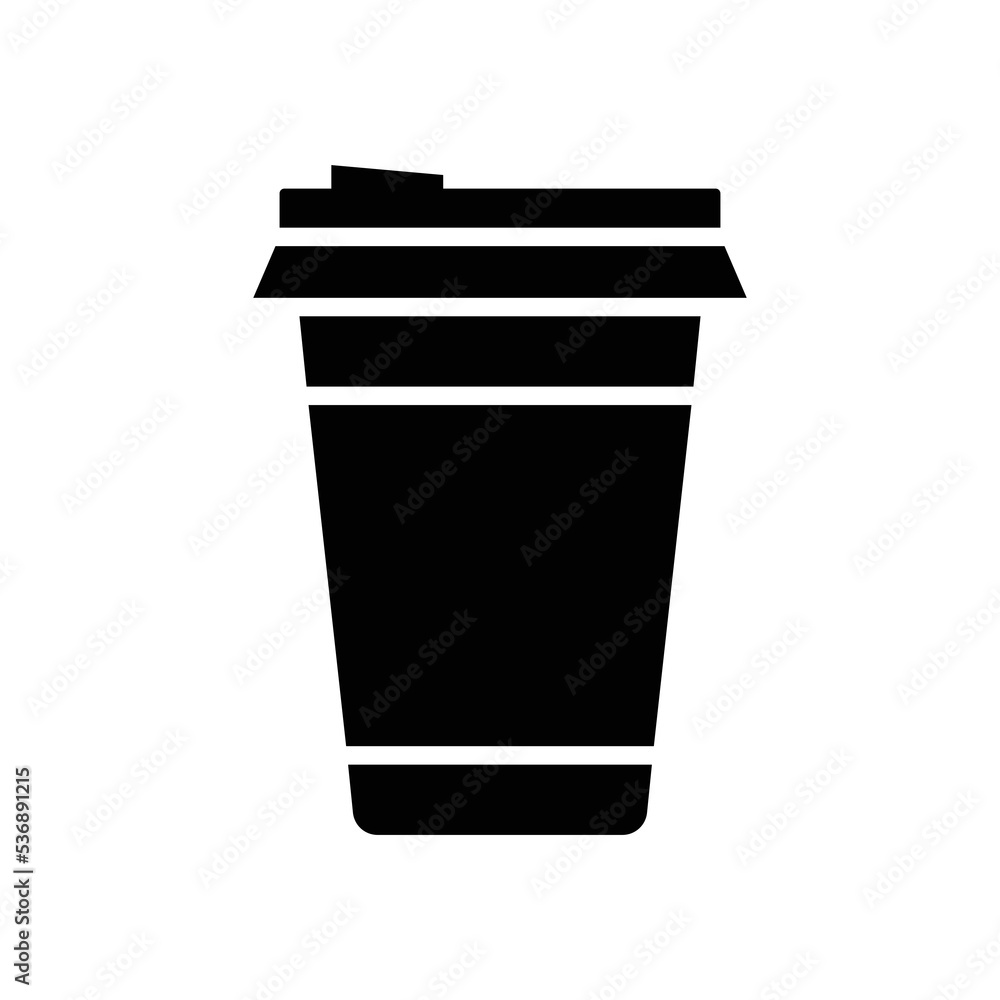 disposable paper coffee cup icon vector design template disposable paper coffee cup icon vector design template