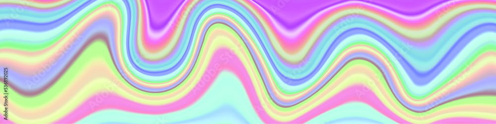 Obraz premium vector banner abstract wave smooth texture colorful gradient background 