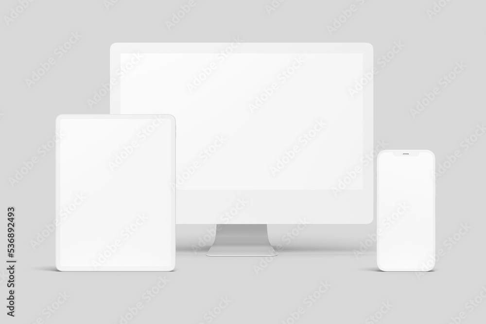 Multi device blank mockup Multi device blank mockup