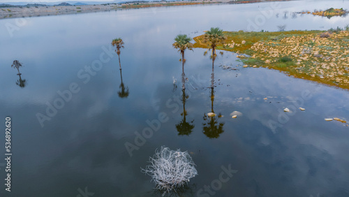 water reservoir drone pics in India  photo