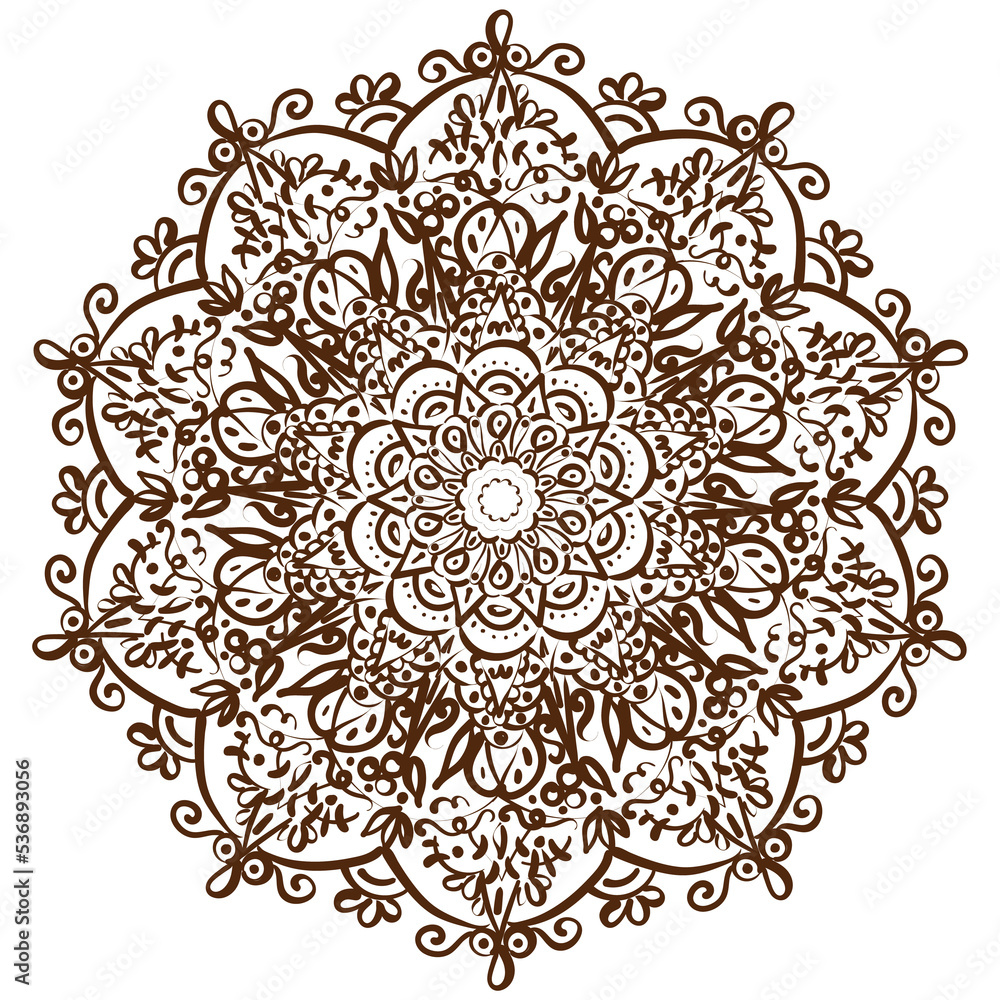 patterned mandala design