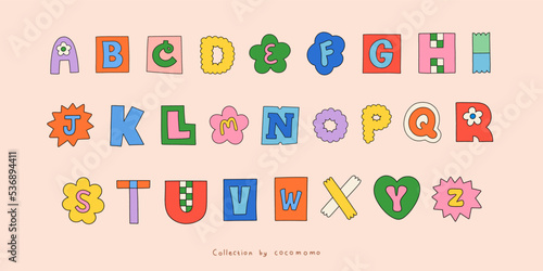 Ransom Note Letter Cut Out Alphabet