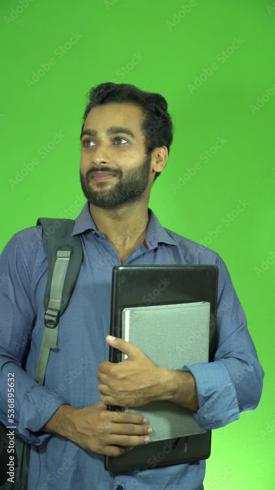 asian Boy visited new college institution act Chroma Green Screen Video asian Boy visited new college institution act Chroma Green Screen Video