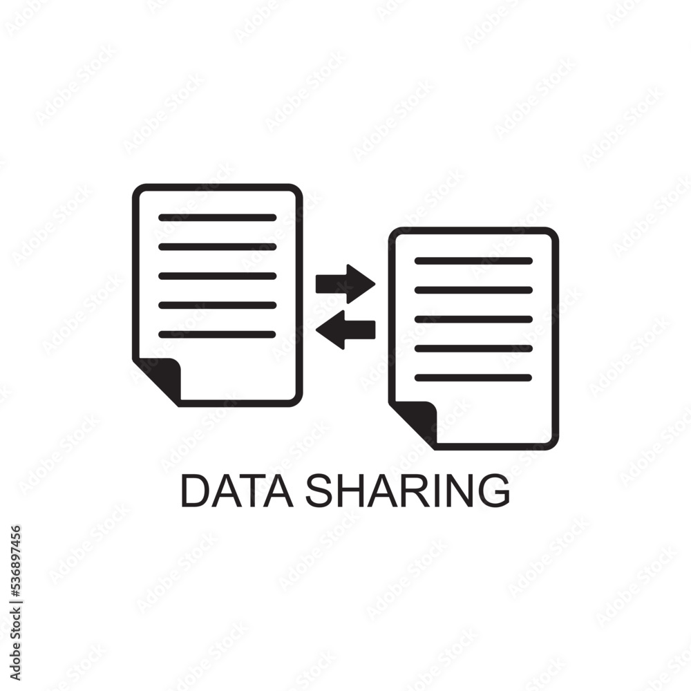 data sharing icon , network icon
