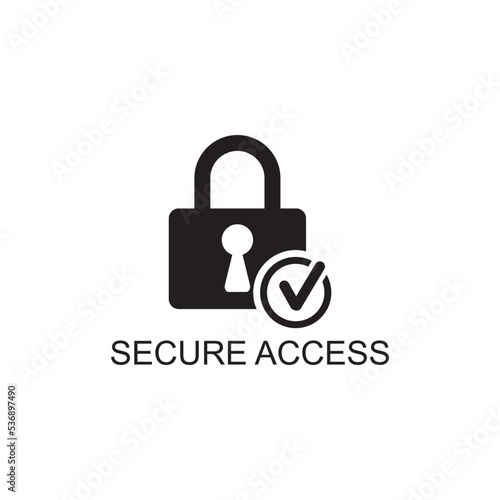 secure access icon , application icon