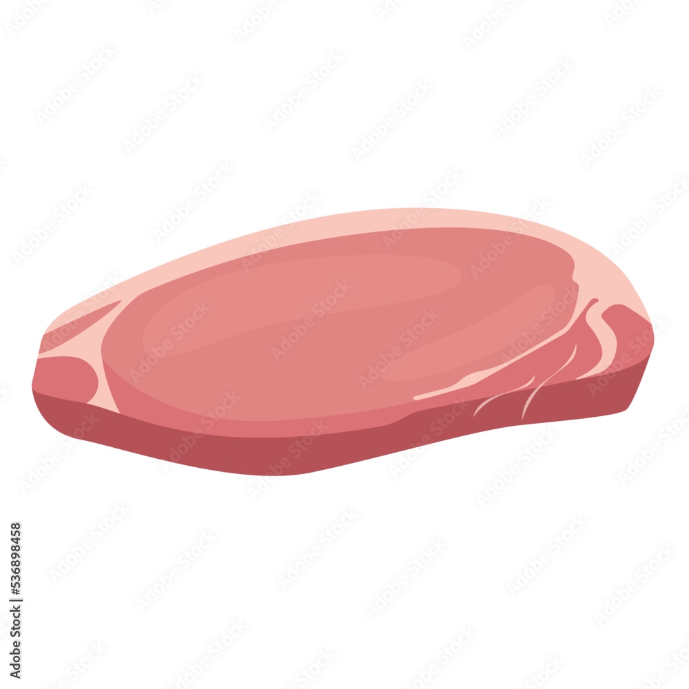 Vector illustration of pork tenderloin. Vector illustration of pork tenderloin.