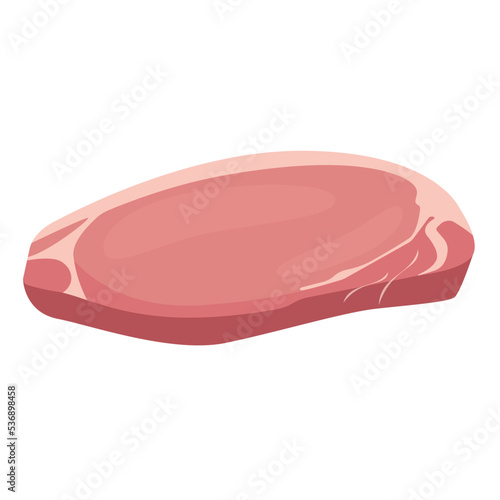 Vector illustration of pork tenderloin.