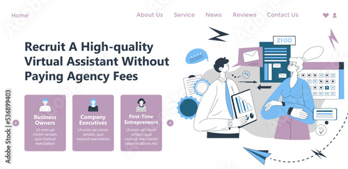 Recruit virtual assistant without paying fees