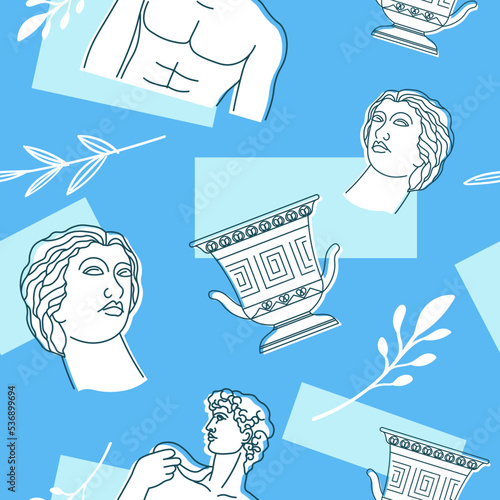 Roman or Greek culture heritage, vase or amphora