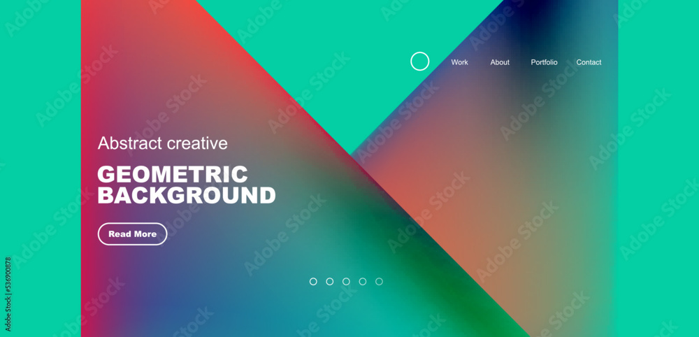 Fluid triangles minimal abstract background. Techno or business concept, pattern for wallpaper, banner, background, landing page Fluid triangles minimal abstract background. Techno or business concept, pattern for wallpaper, banner, background, landing page