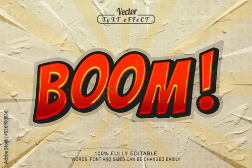 Boom!  Comic text effect