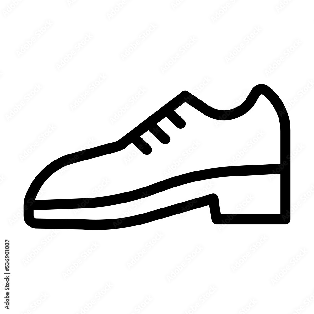 shoe line icon illustration vector graphic