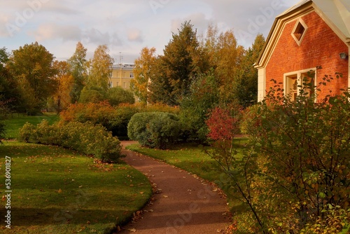 country house in autumn
