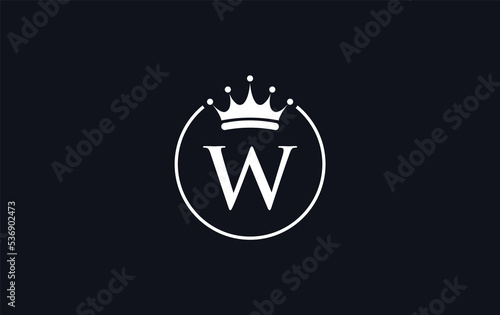 Royal vintage and golden jewel crown vector and gold crown logo and symbol with the letters