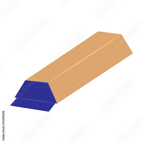 Gymnastics sectional balance beam vector illustration.