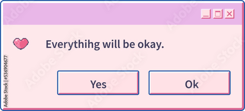 Interface of windows, everything will be fine