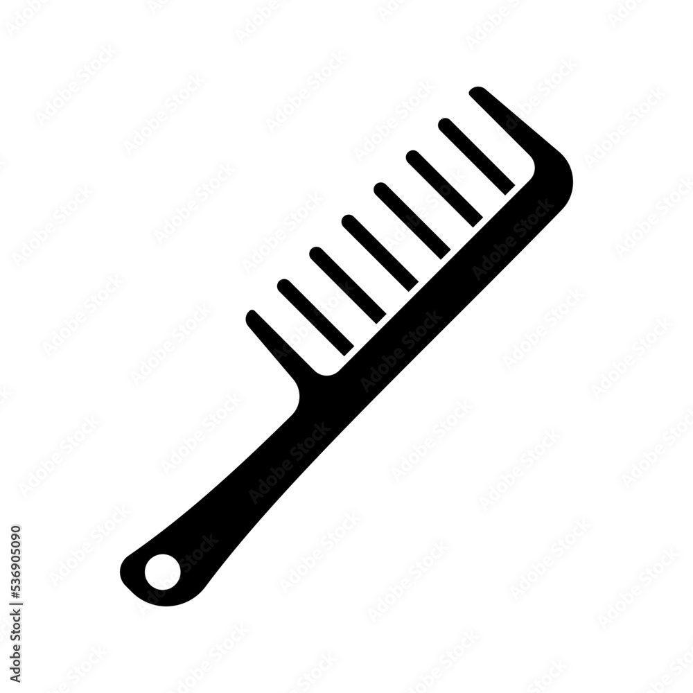 Comb icon. sign for mobile concept and web design. vector illustration Comb icon. sign for mobile concept and web design. vector illustration