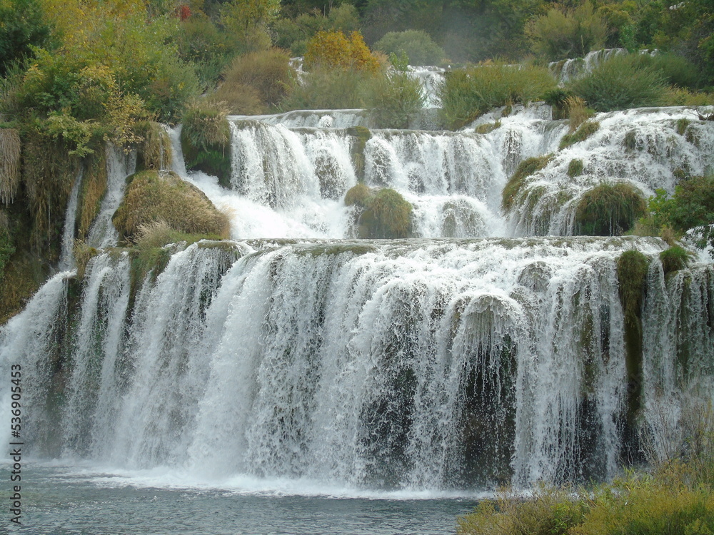 Fototapeta premium Krka National Park Waterfalls Croatia
