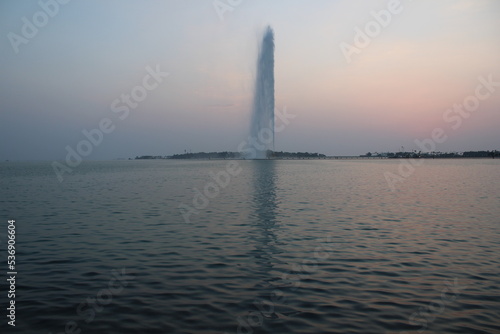  Beautiful view of sunset on the beach at Jeddah Corniche.  © KHAWAJA UMER FAROOQ