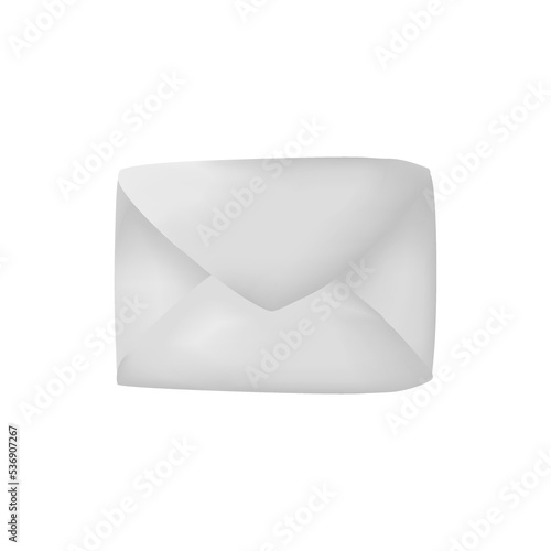 3d Email vector icon. Concept for contact and mailing. Web, post, email icon