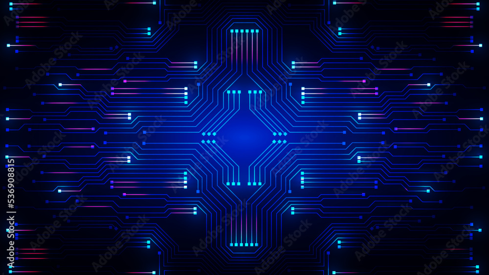 technology background with hi-tech digital