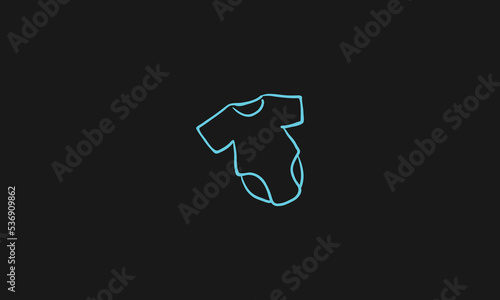 Baby clothes hand drawn vector design illustration