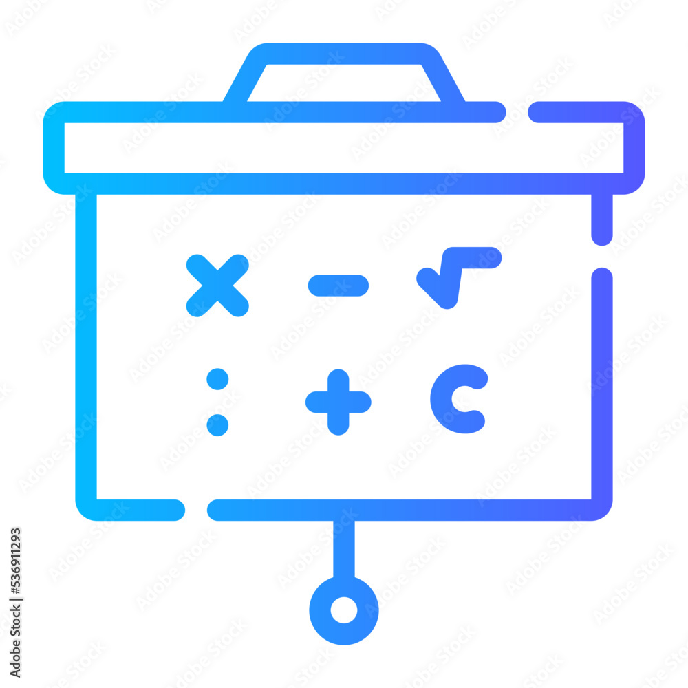 presentation gradient icon presentation gradient icon