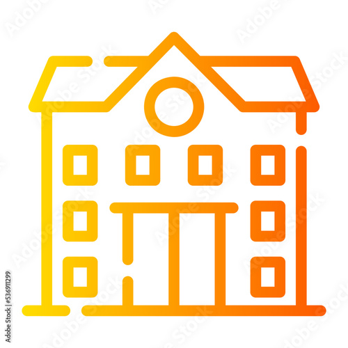 school gradient icon