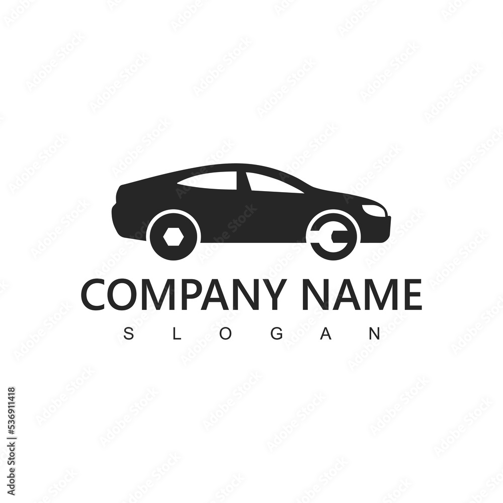 Car Service Center Logo Design Template