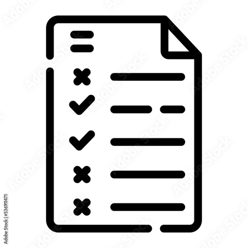 exam line icon