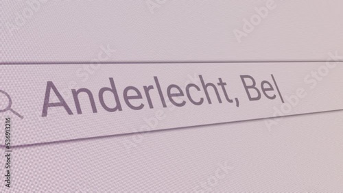 Search Bar Anderlecht Belgium 
Close Up Single Line Typing Text Box Layout Web Database Browser Engine Concept