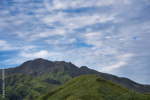 阿蘇, 風景, 空, 自然, 山, 雲, 緑, 旅行, 全景, ヒル, 森, 頂点, 草