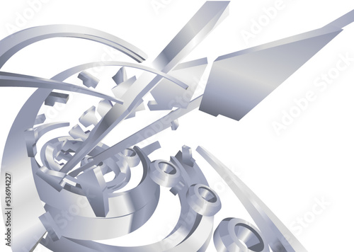 A 3D background hi tech technology concept